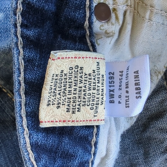 Bke Sabrina denim blue jeans buckle women's size 30x35.5 30 x 35.5 - Picture 6 of 12